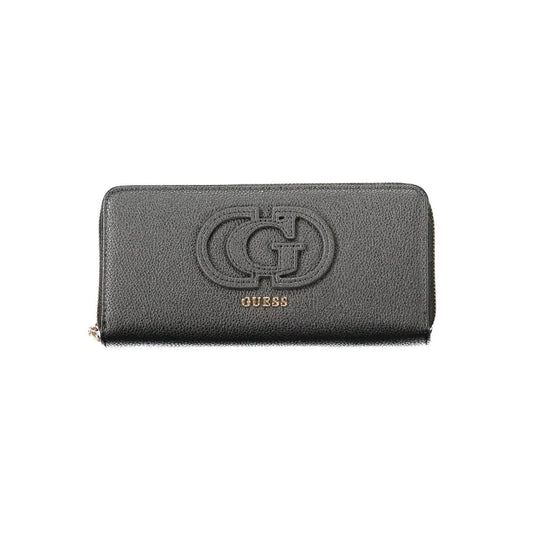 Guess Jeans Schwarze Polyethylen Damen Geldbörse