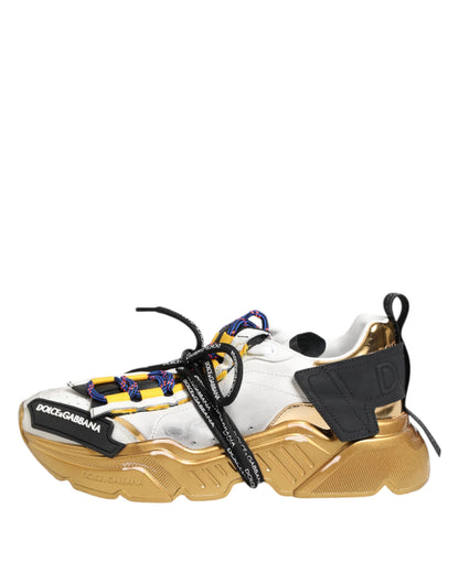 Dolce &amp; Gabbana Multicolor Daymaster Low Top Sneakers Shoes