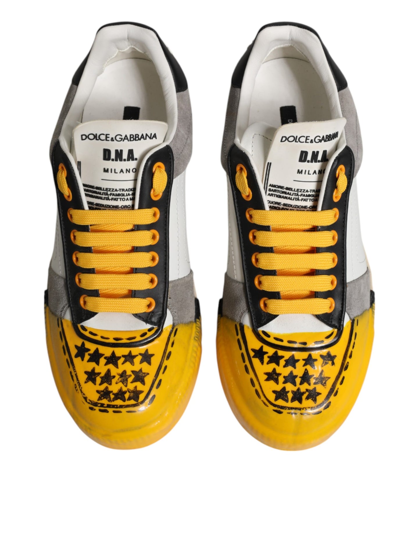 Dolce &amp; Gabbana Multicolor MIAMI Low Top Sneakers Shoes