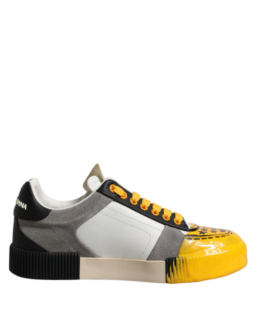 Dolce &amp; Gabbana Multicolor MIAMI Low Top Sneakers Shoes