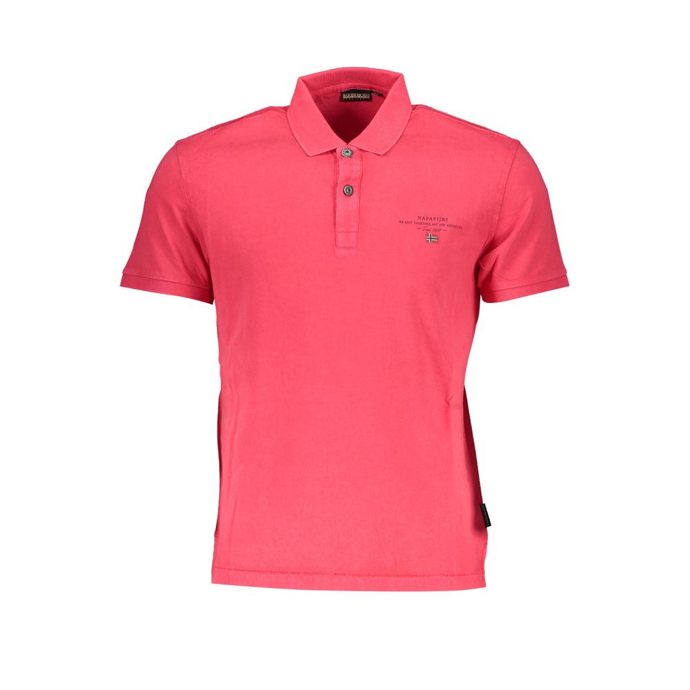 Napapijri Poloshirt aus Baumwolle, Rosa