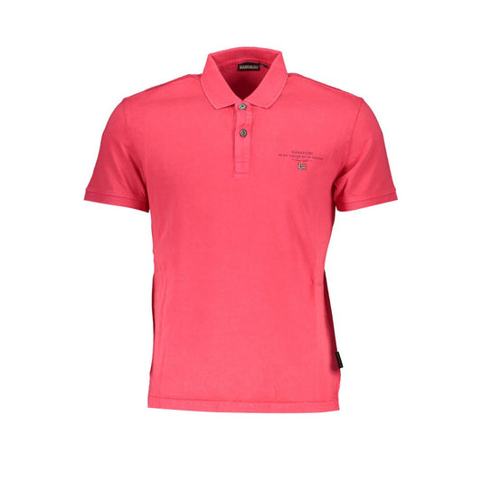 Napapijri Poloshirt aus Baumwolle, Rosa