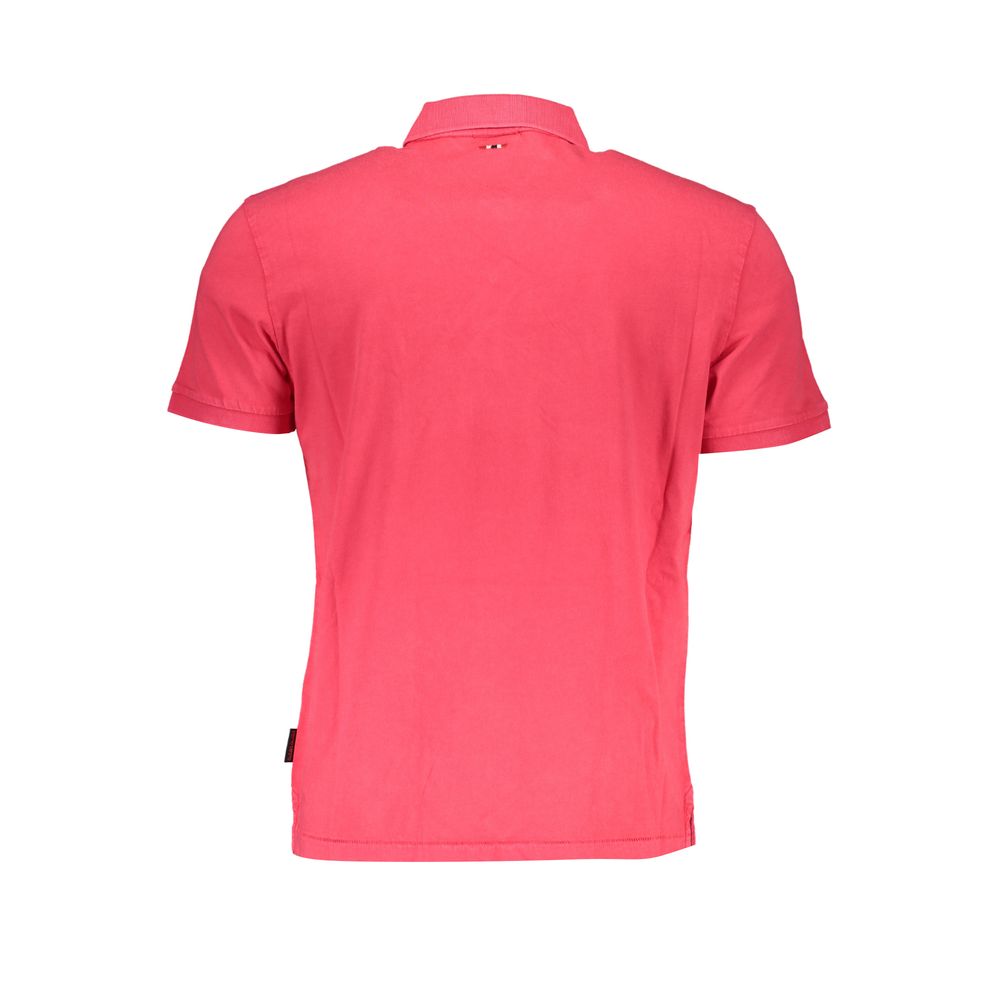 Napapijri Poloshirt aus Baumwolle, Rosa