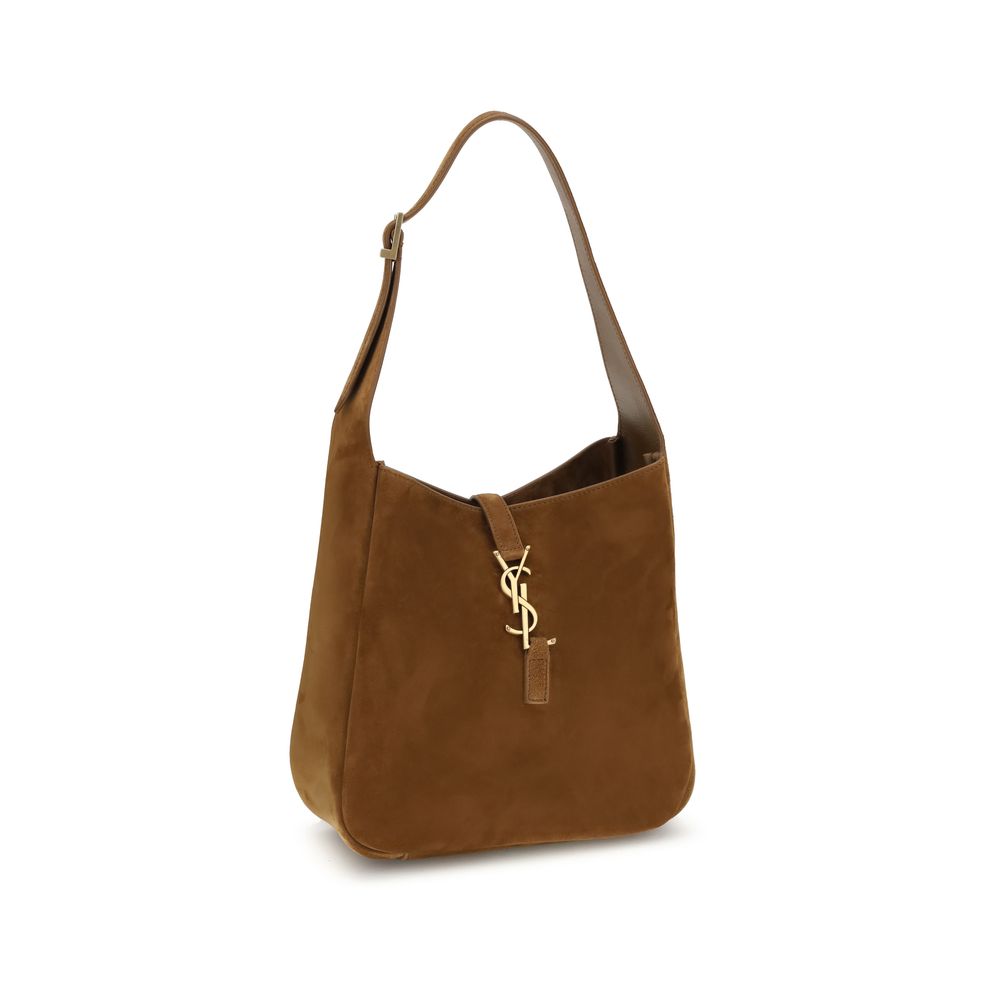 Saint Laurent Le 5 bis 7 Schultertasche aus Wildleder