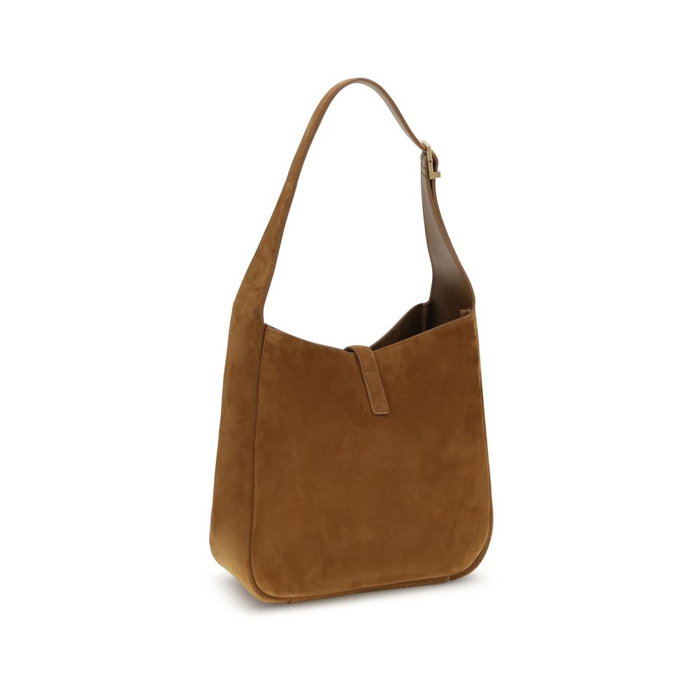 Saint Laurent Le 5 bis 7 Schultertasche aus Wildleder