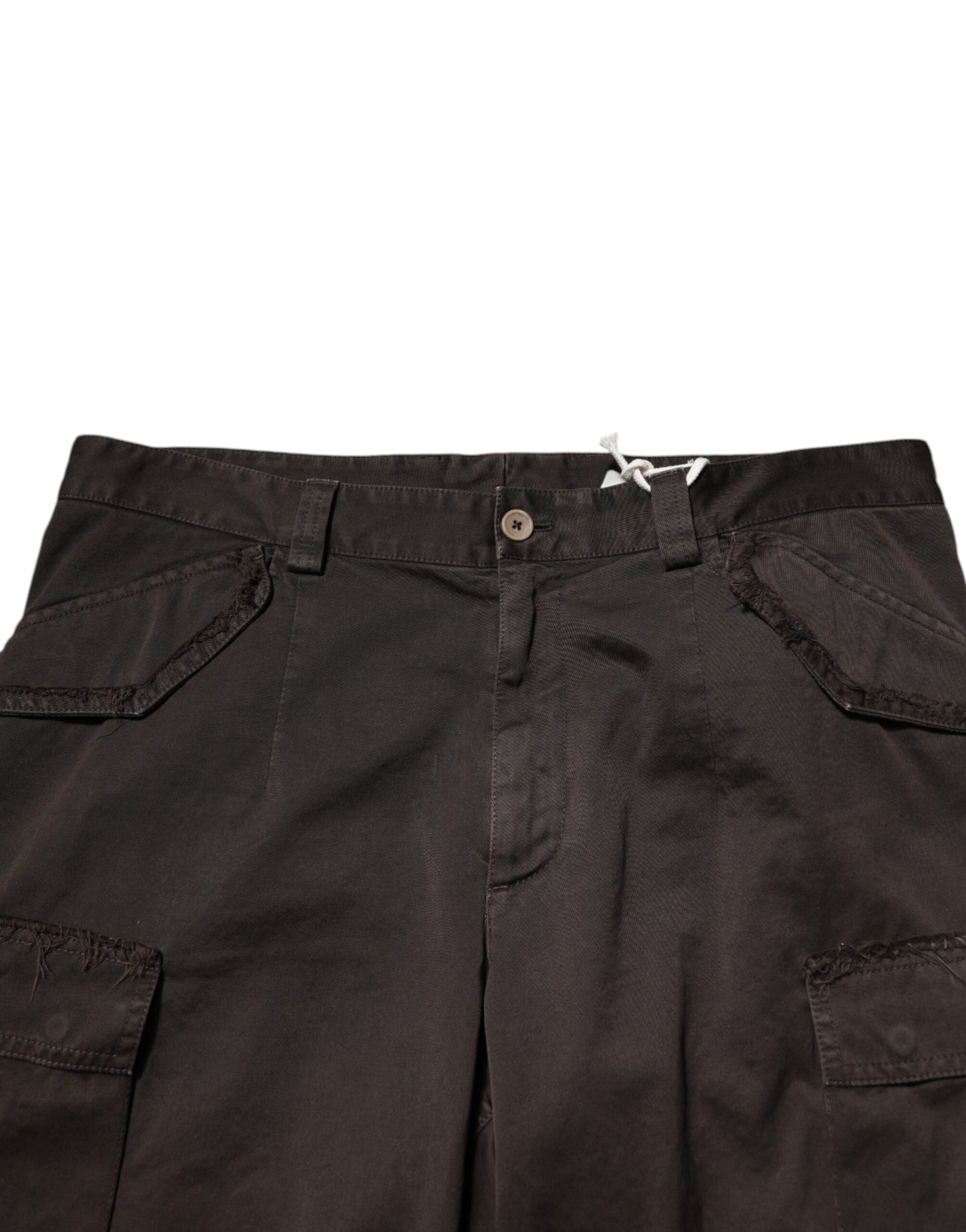 Dolce &amp; Gabbana Braune Cargohose aus Baumwollstretch für Herren