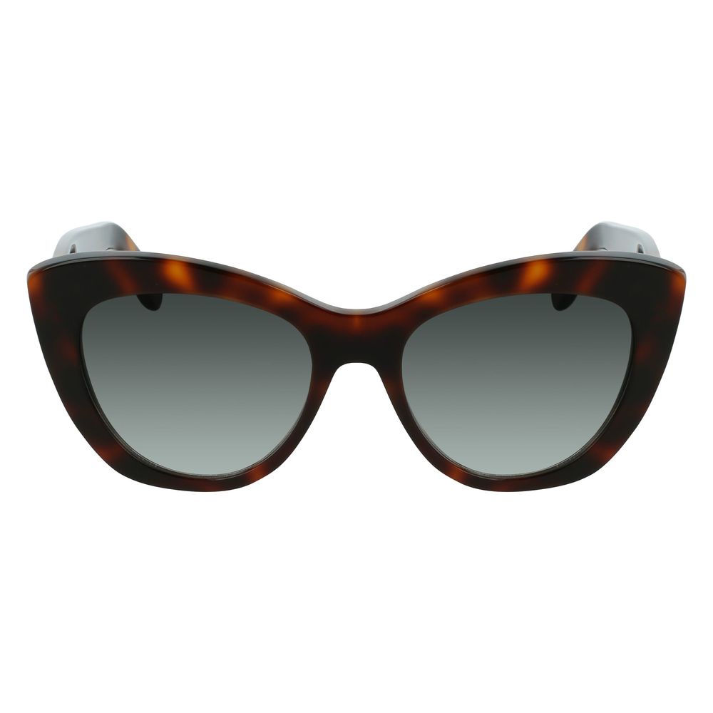 Salvatore Ferragamo – Braune Acetat-Sonnenbrille