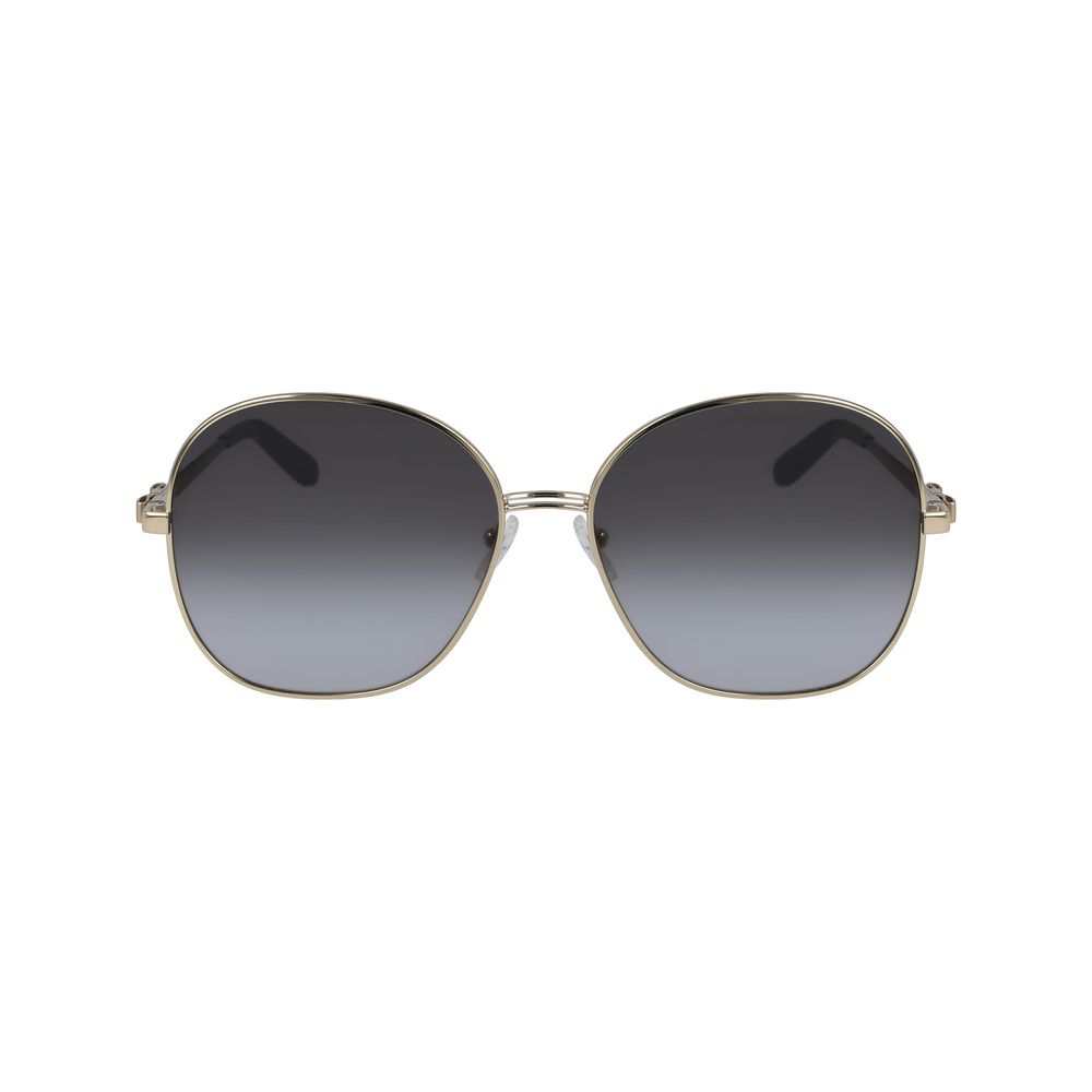 Salvatore Ferragamo – Sonnenbrille aus goldenem Metall
