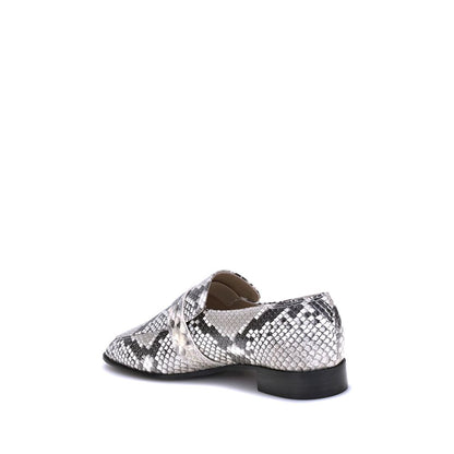 Ferragamo Loafer aus Leder mit Python-Print