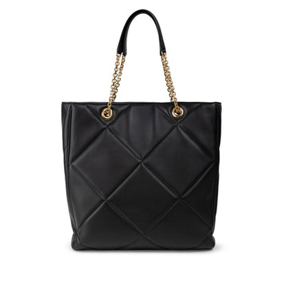 Dolce &amp; Gabbana – Schwarze Leder-Einkaufstasche