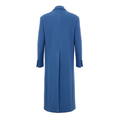 Blauer Wollmantel von Gucci
