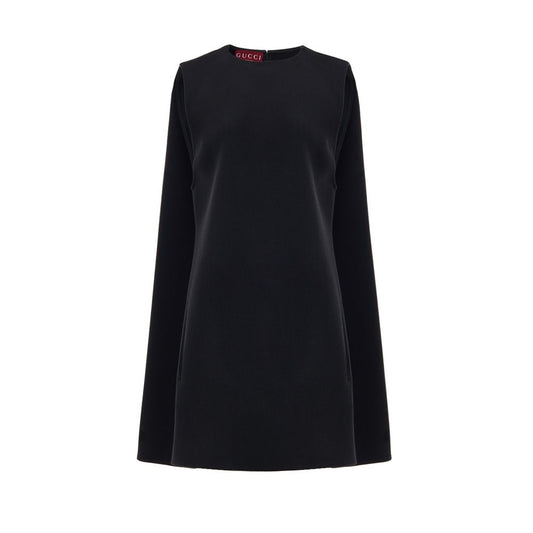 Schwarzes Wollkleid von Gucci