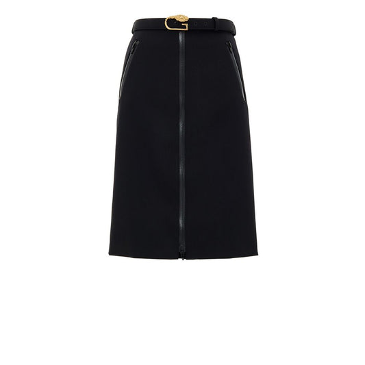 Schwarzer Wollrock von Gucci