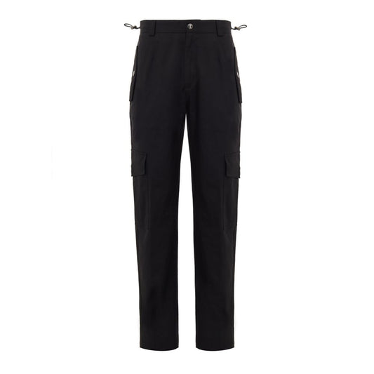Dolce &amp; Gabbana – Schwarze Cargohose aus Baumwolle