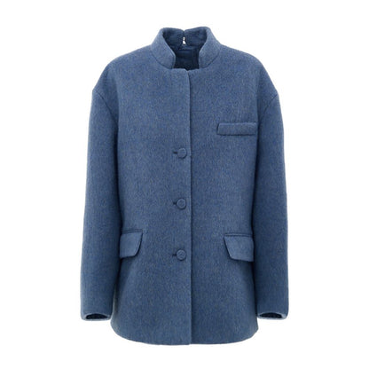 Gucci Hellblaue Wolljacken und -mäntel