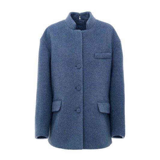 Gucci Hellblaue Wolljacken und -mäntel