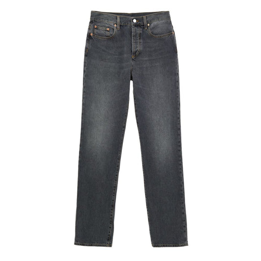 Gucci Graue Baumwolljeans