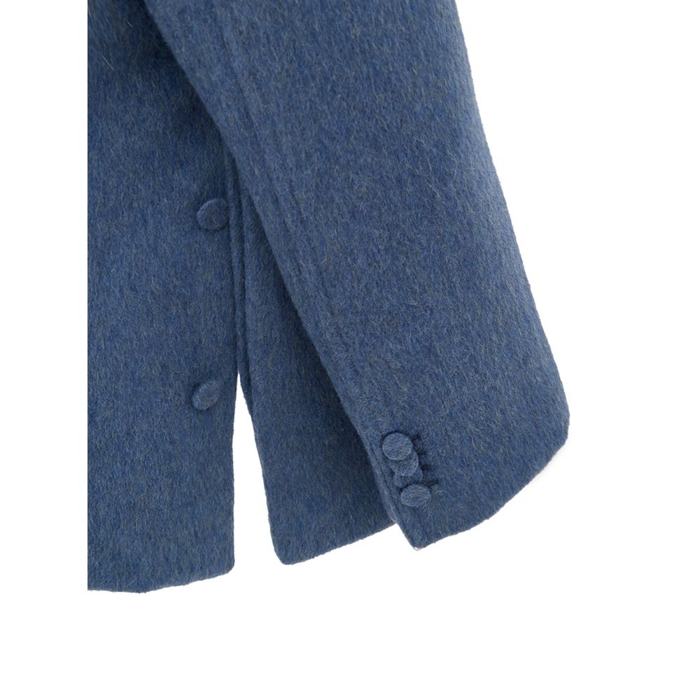 Gucci Hellblaue Wolljacken und -mäntel