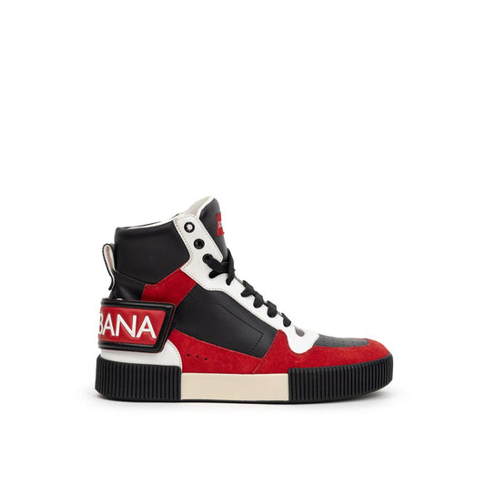 Dolce &amp; Gabbana Bicolor Leather High Top