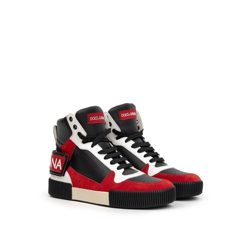 Dolce &amp; Gabbana Bicolor Leather High Top