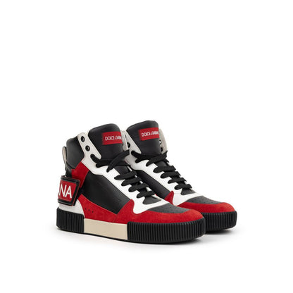 Dolce &amp; Gabbana Bicolor Leather High Top