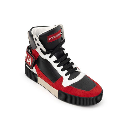 Dolce &amp; Gabbana Bicolor Leather High Top