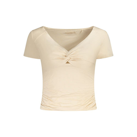 Guess Jeans Rosa Modal Tops &amp; T-Shirt