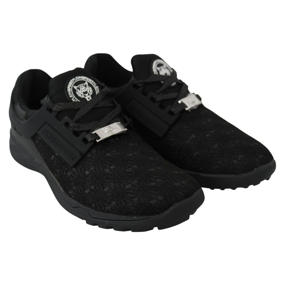 Plein Sport – Schwarzer Polyester-Sneaker