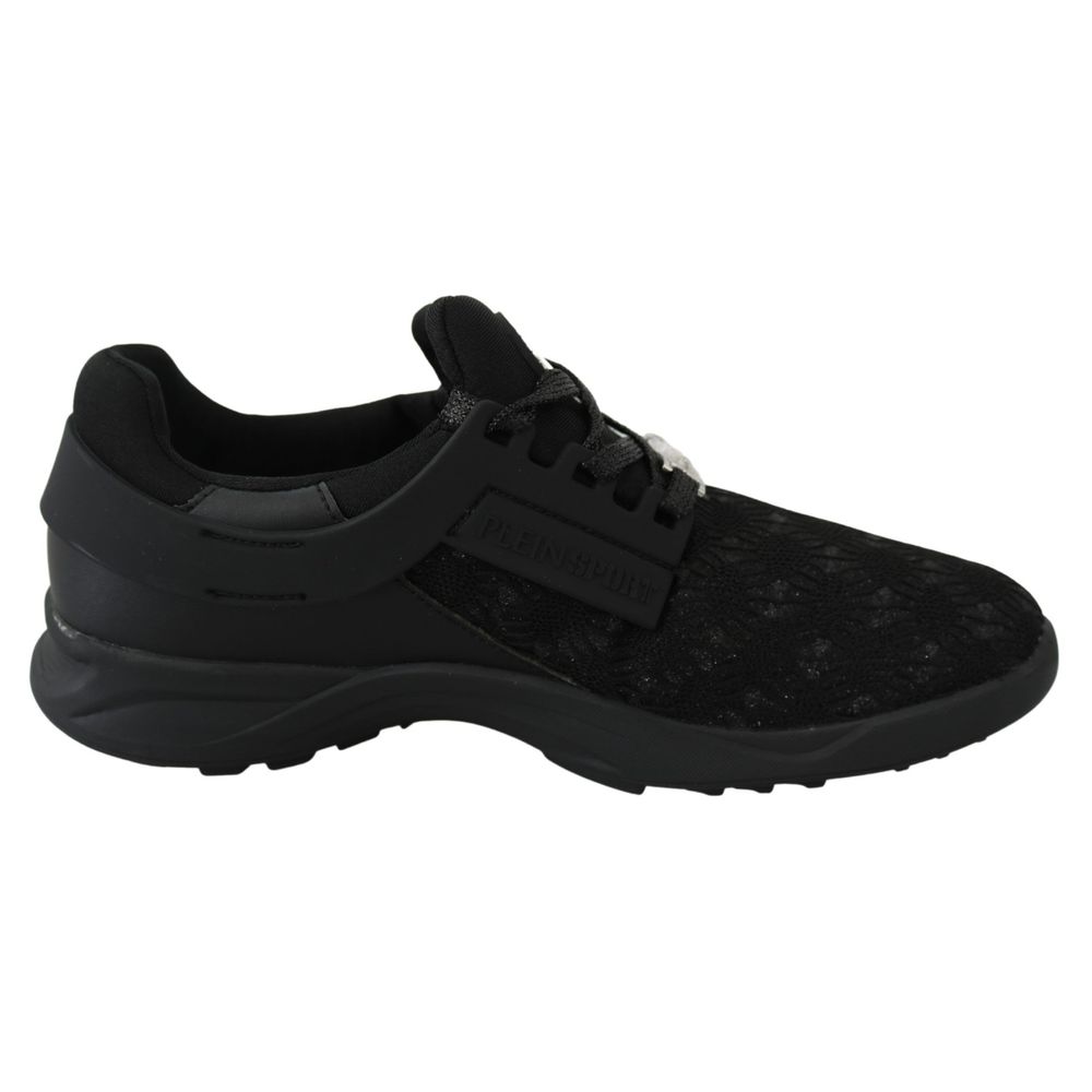 Plein Sport – Schwarzer Polyester-Sneaker
