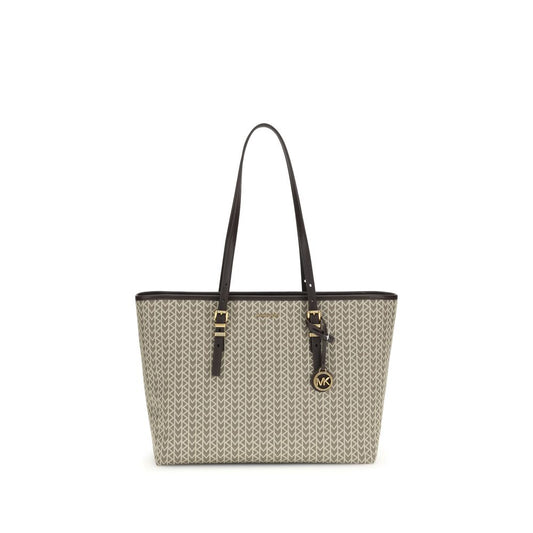 Große Einkaufstasche „Quinn“ aus Jacquard mit Logo von Michael Kors