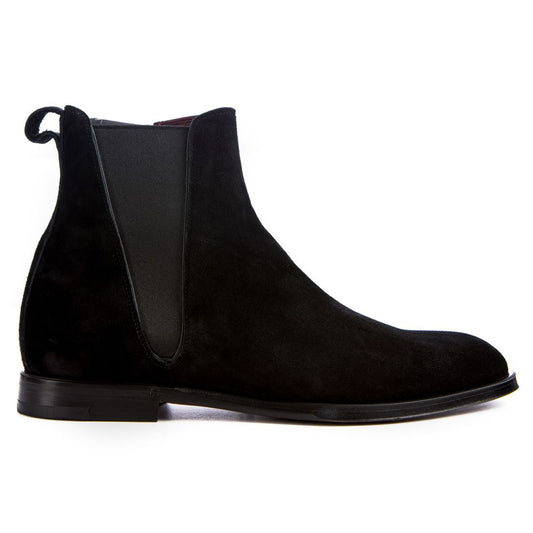 Dolce &amp; Gabbana Schwarzer Kalbslederstiefel