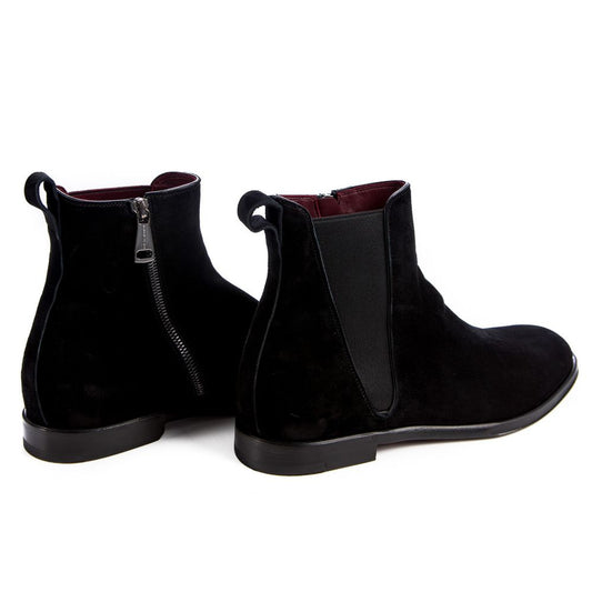 Dolce &amp; Gabbana Schwarzer Kalbslederstiefel