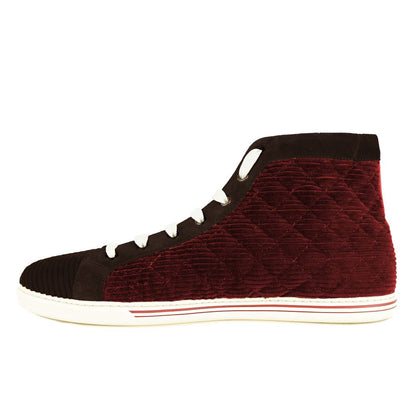 Dolce &amp; Gabbana Red Calfskin Sneaker