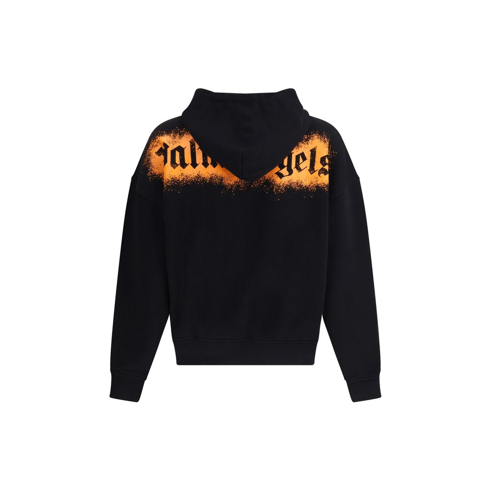 Palm Angels – Kapuzenpullover mit Spray-Bären-Print