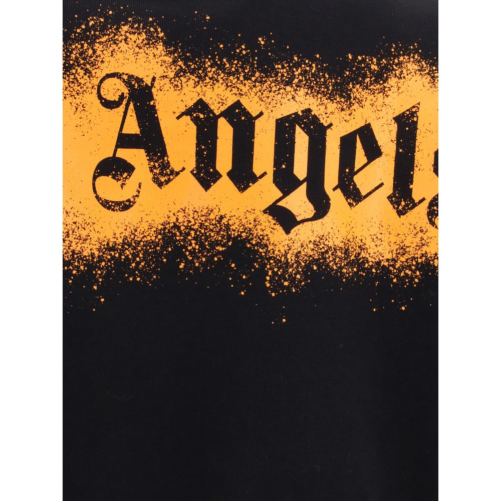 Palm Angels – Kapuzenpullover mit Spray-Bären-Print