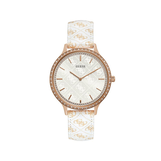 Guess – Weiße Lederuhr