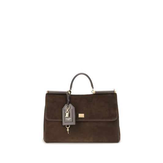 Dolce &amp; Gabbana Sicily Wildlederhandtasche