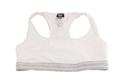 Dolce &amp; Gabbana – Weiße Sport-Stretch-Unterwäsche aus Baumwolle