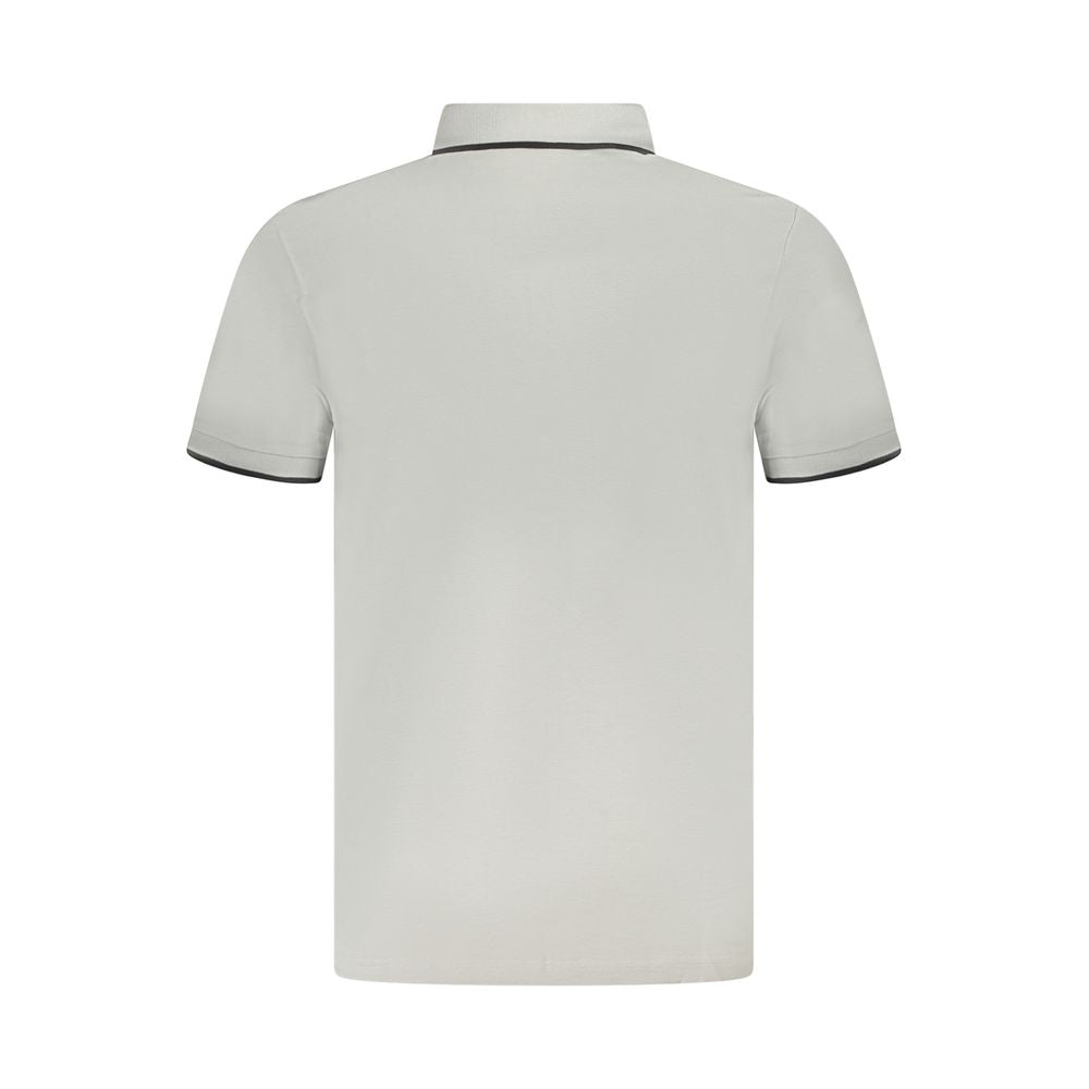 Hugo Boss Poloshirt aus grauer Baumwolle