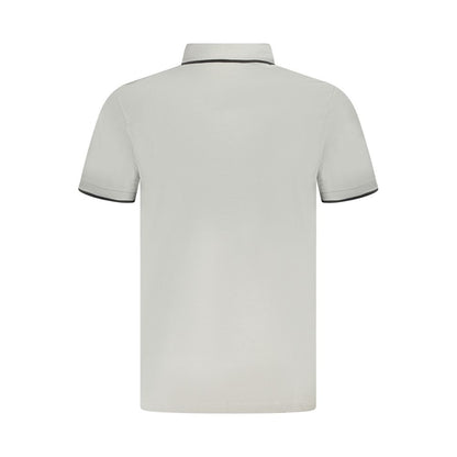 Hugo Boss Poloshirt aus grauer Baumwolle