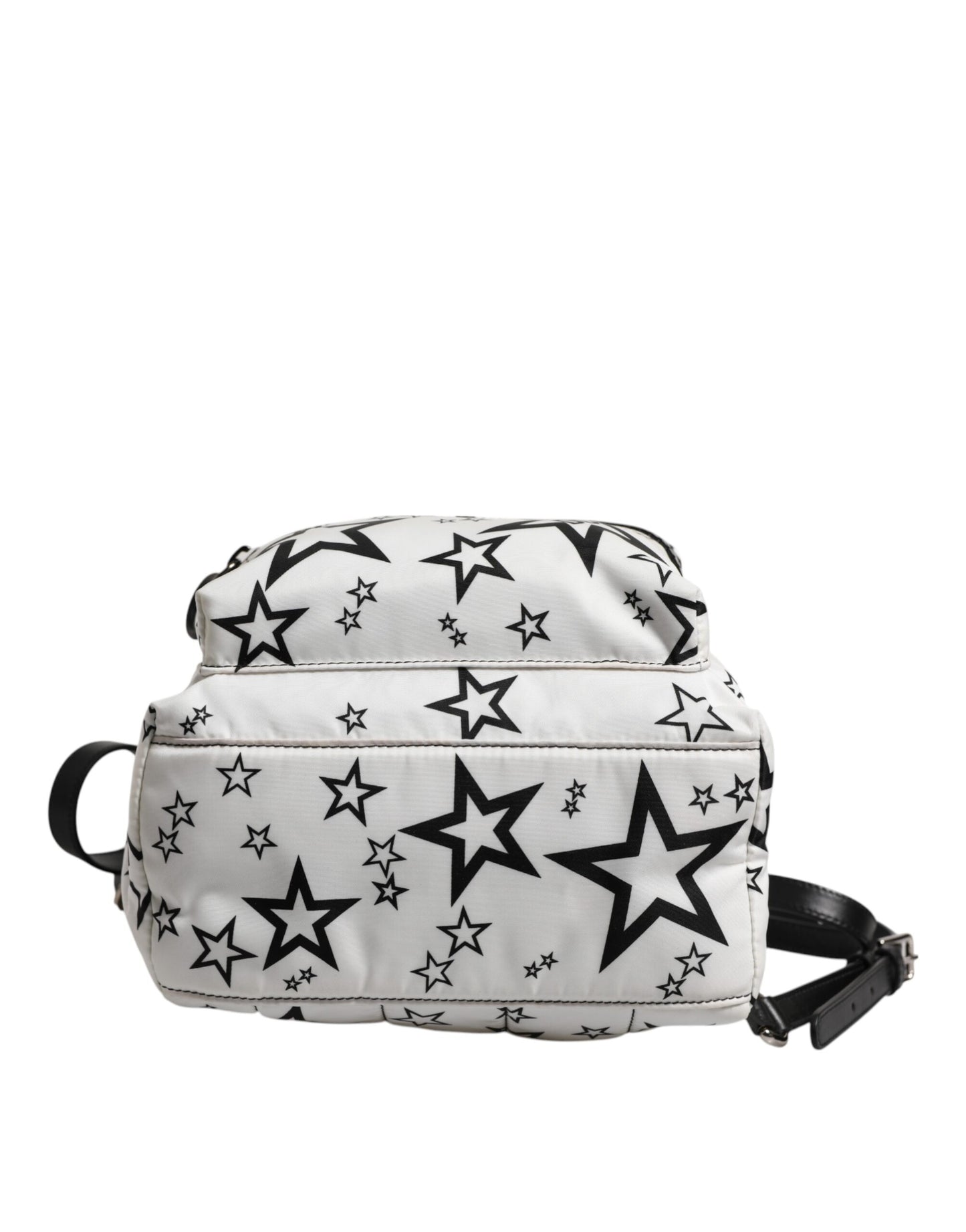 Dolce &amp; Gabbana – Reiserucksack aus Nylon mit DG-Sternen-Print, Weiß