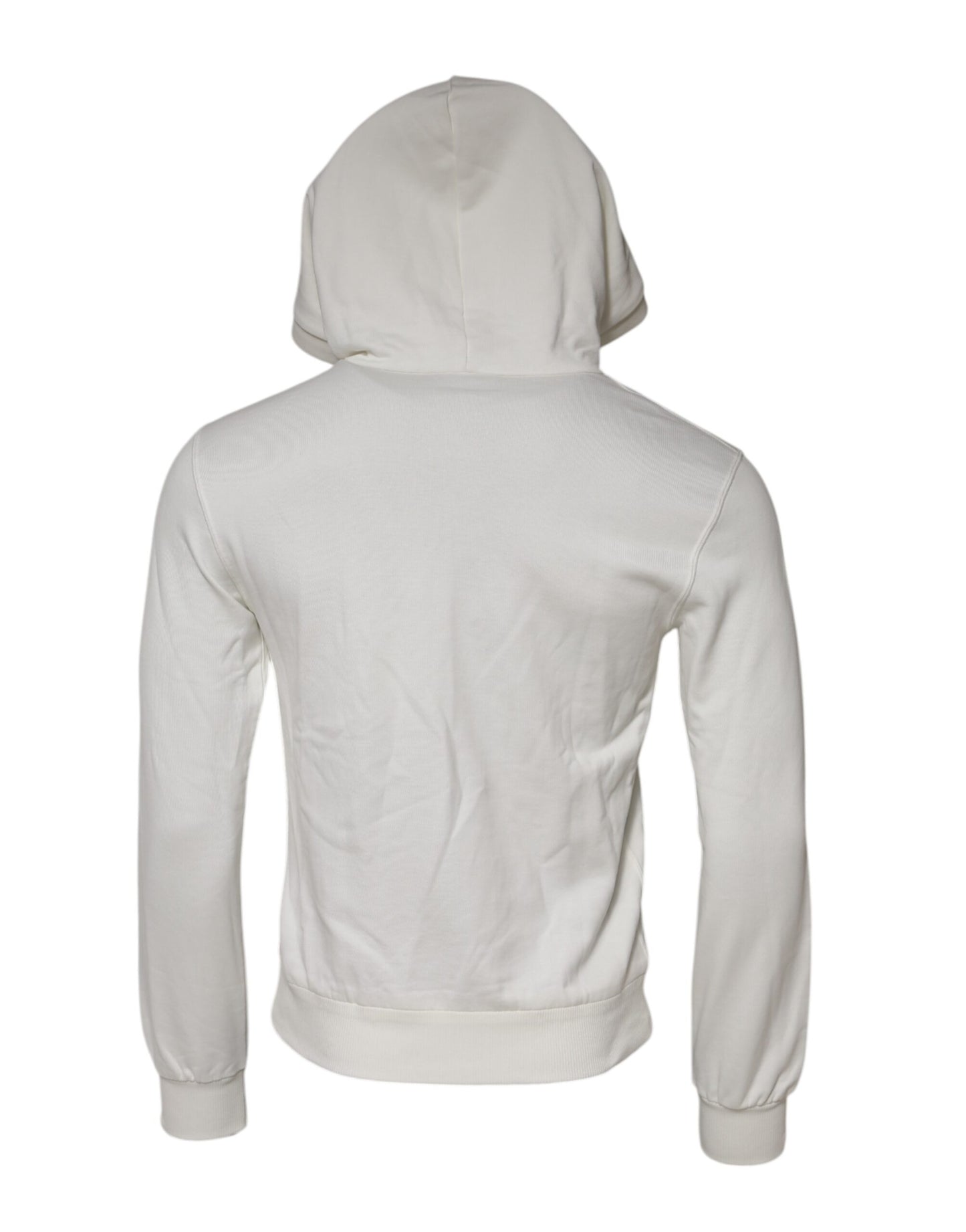 Dolce &amp; Gabbana White King Caesar Hooded Sweatshirt Sweater