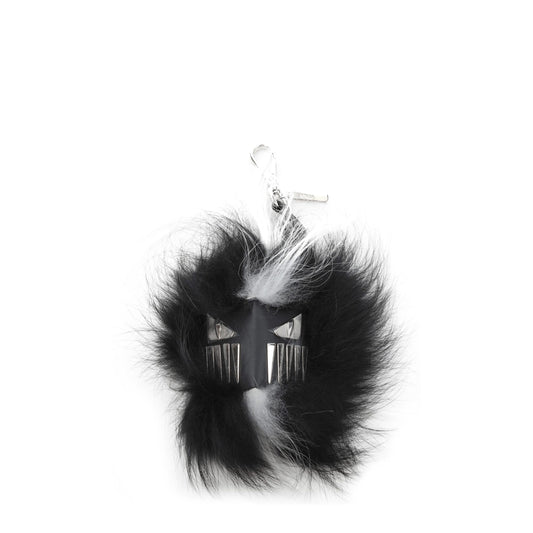 Fendi Schwarze Pelzhalsketten