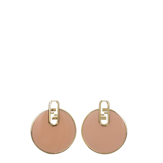 Fendi – Rosa Plexiglas-Ohrringe