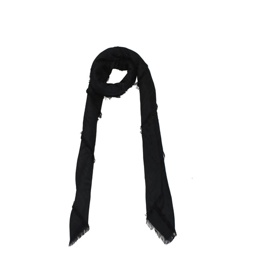 Balmain Schwarze Viskose-Foulards