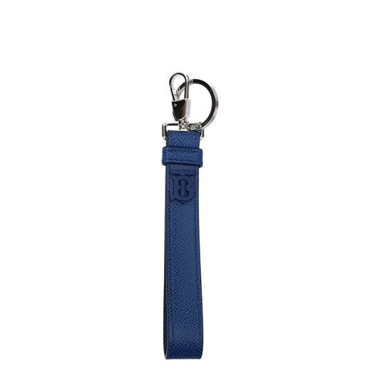 Burberry Blaue Leder-Schlüsselanhänger