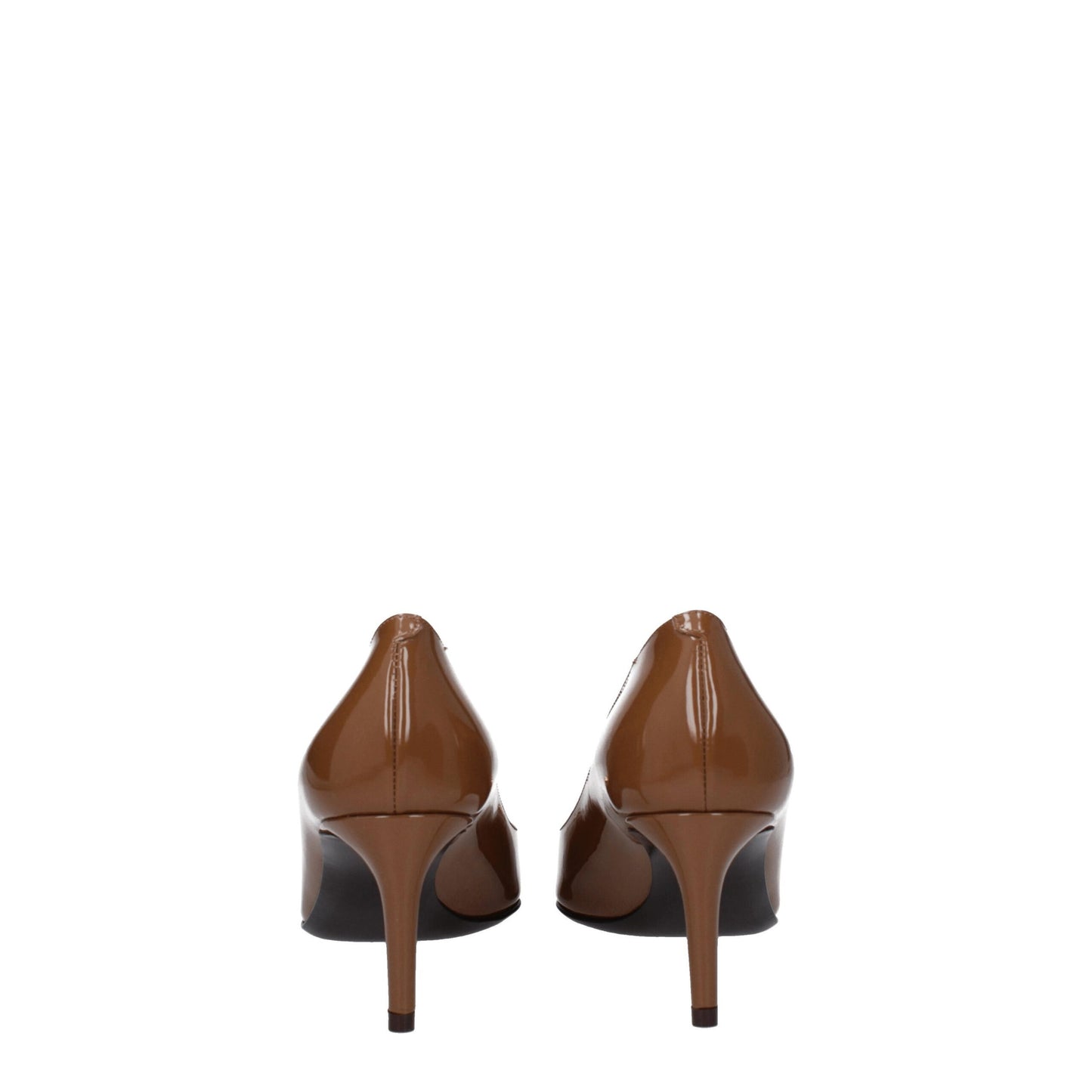 Dolce &amp; Gabbana – Pumps aus braunem Leder mit hohem Absatz