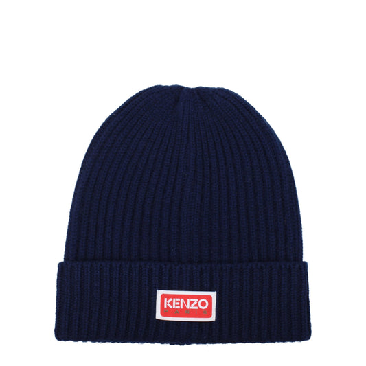 Kenzo Blaue Wollmütze