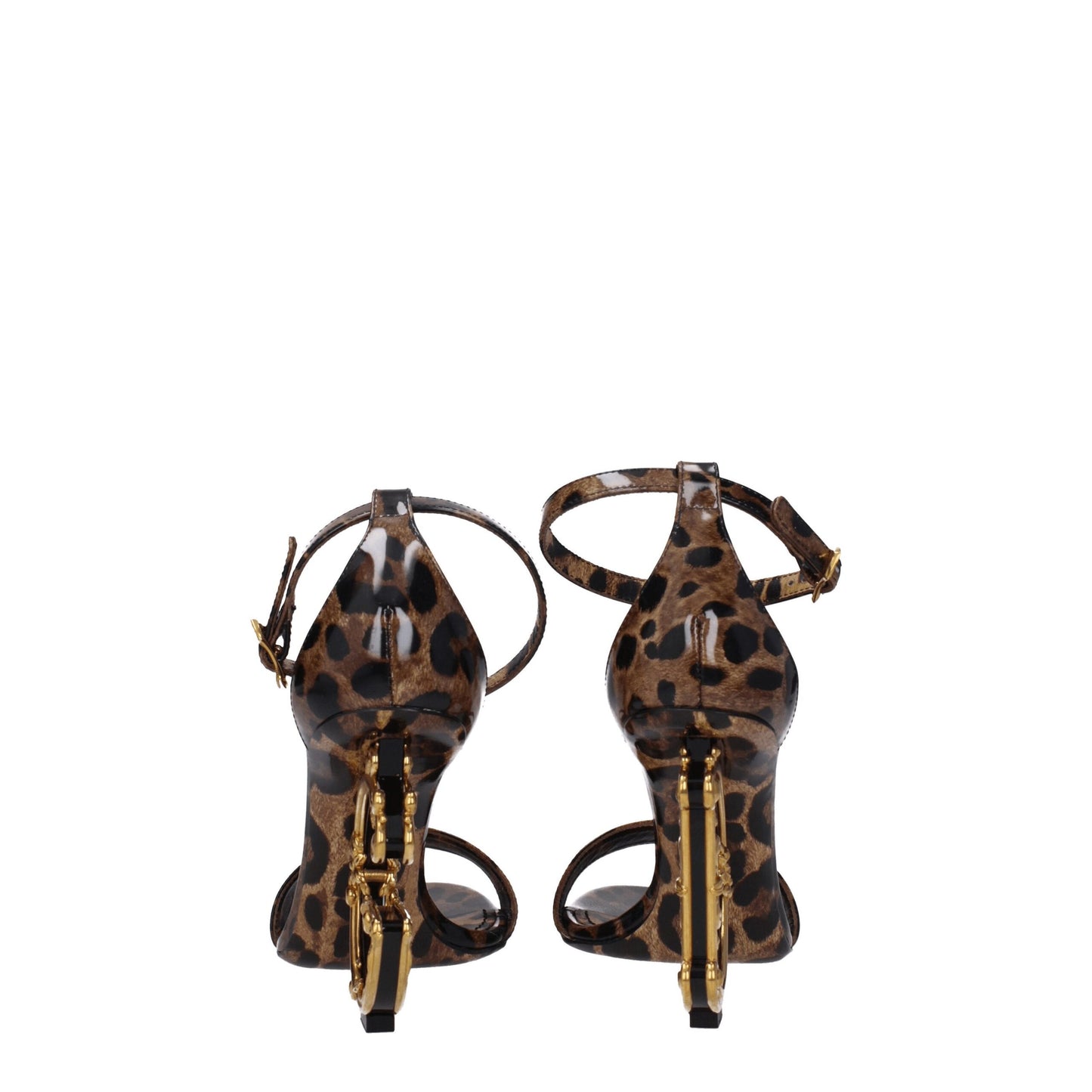 Braune Ledersandalen von Dolce &amp; Gabbana