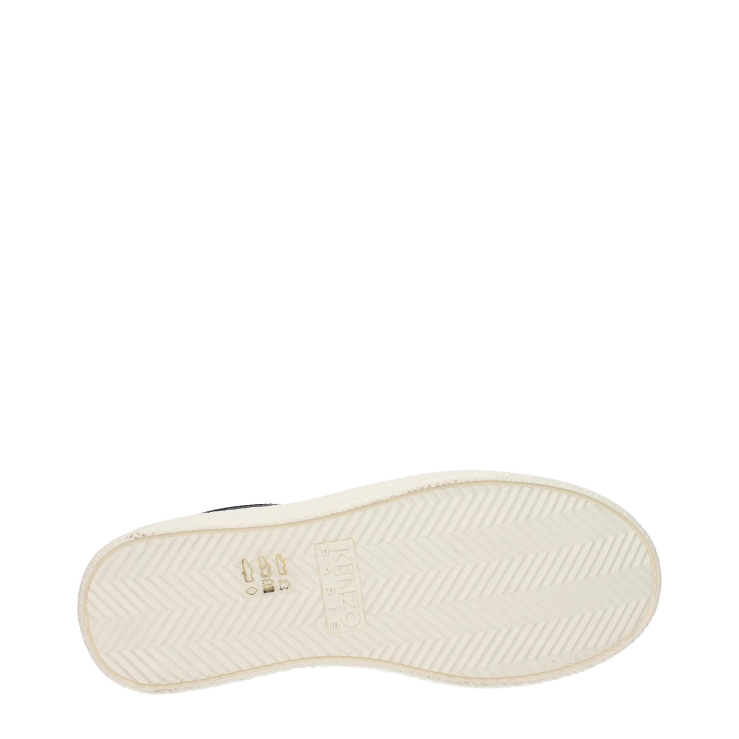 Kenzo Schwarze Leder-Low-Tops